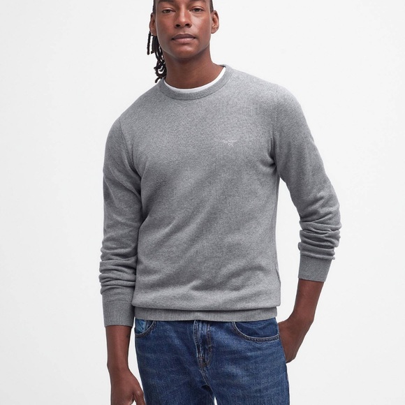 Barbour Other - Barbour Men's Classic Gray Crewneck speckled Sweater size large